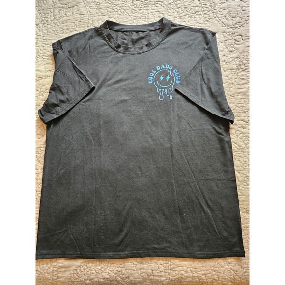 SHEIN Other - NWOT Cool Dads Club Men's Black Graphic T-Shirt, Short Sleeves, Large